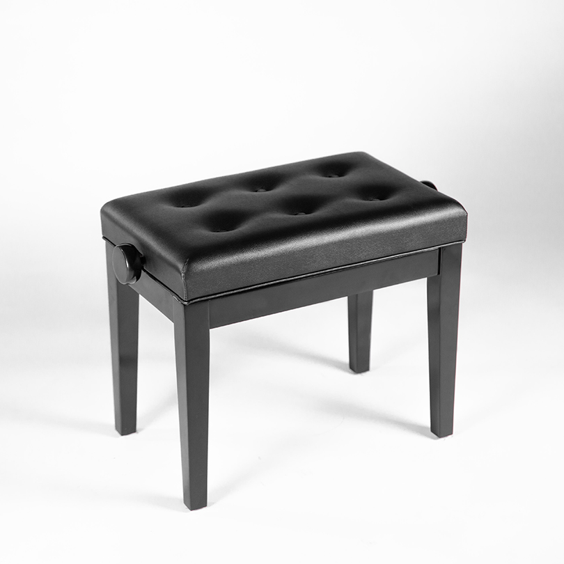 ปรับระดับได้สีดำ Adjustable Piano Bench -BLACK 