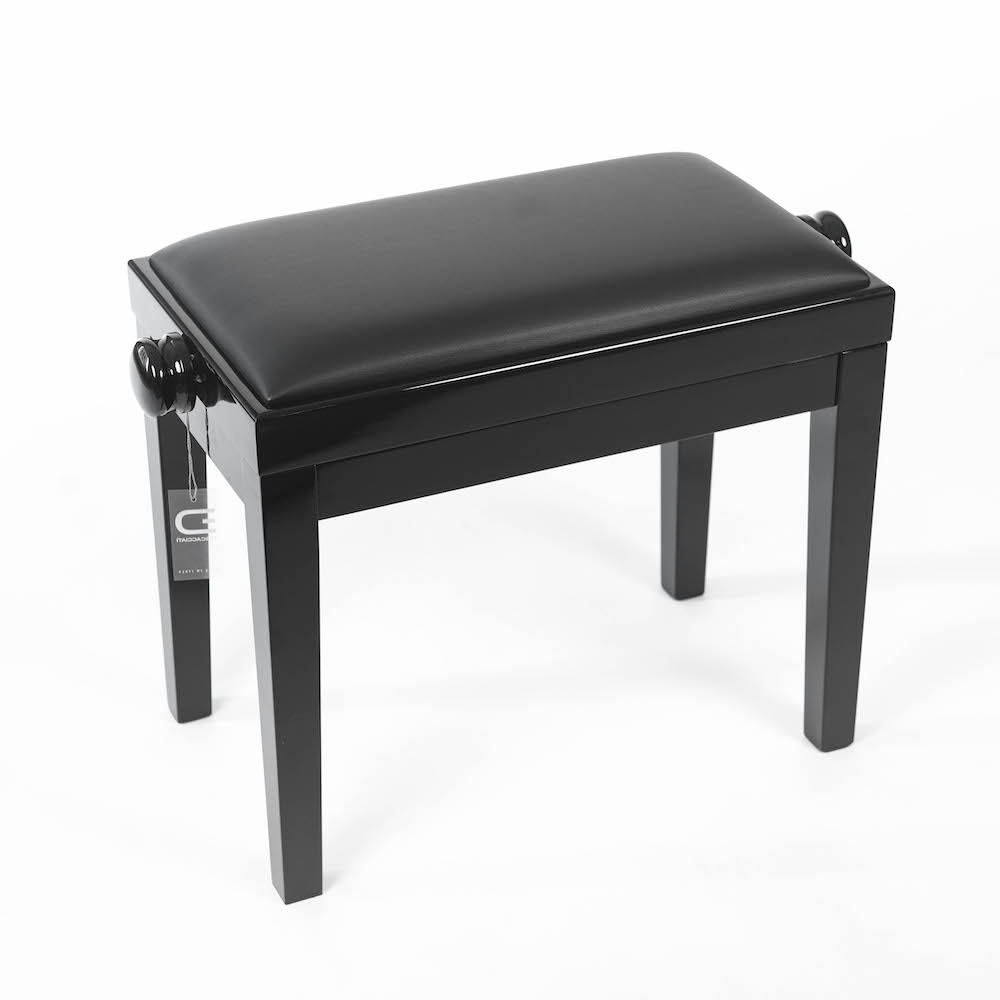 Discacciati 105SM Black High Gloss - Black Vinyl Seat